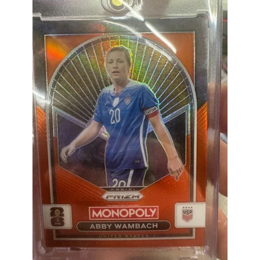 2026 Prizm Monopoly Fifa World Cup Abby Wambach Orange SP 121/149 USWNT USA